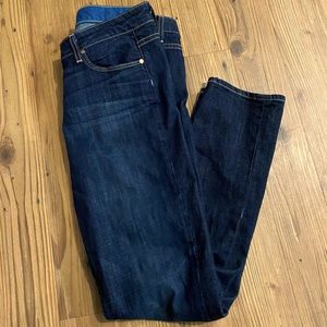Paige size 30 jimmy jimmy skinny jeans. Dark wash.